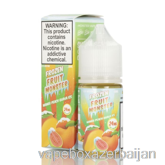 Vape Baku ICE Mango Peach Guava - Frozen Fruit Monster Salts - 30mL 24mg